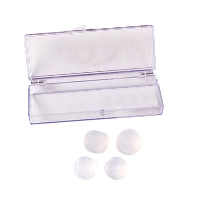 ibasenice 2 Pairs Silicone Swimming Earplugs with Noise Reduction, Comfortable Fit, Storage Box