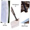 Forged Steel Hand Trowel for Weeding and Planting, Silver view 2