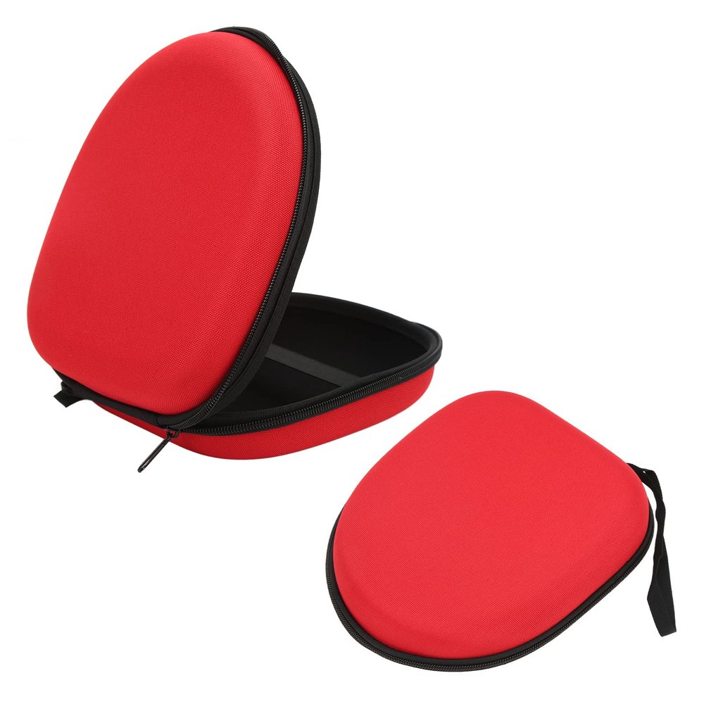 Tbest EVA Headphone Case, Travel Bag with Pouch for MDR-XB450/950AP, Red