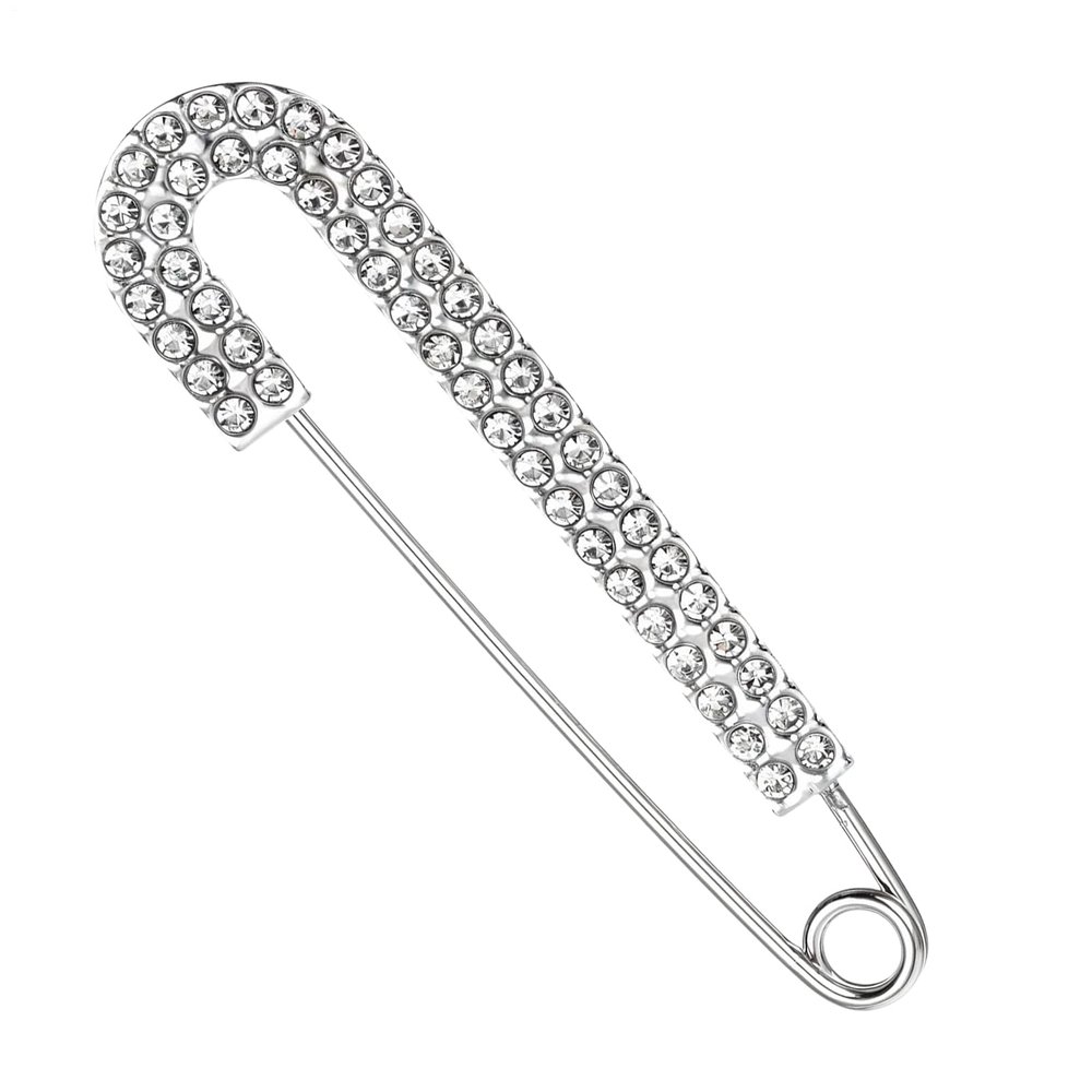 Decorative Clothing Pins with Anti-Slip Zircon Clip