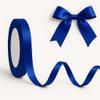 Dark Blue Gift Ribbon 23m x 0.6mm, Glossy Satin Ribbon for Crafting, Bows, Balloons, Weddings, Birthdays, DIY & Sewing view 1