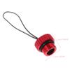 LAPYAPPE Scuba Tank Valve Protection Cap, 6061 Aircraft Aluminum, Red view 3