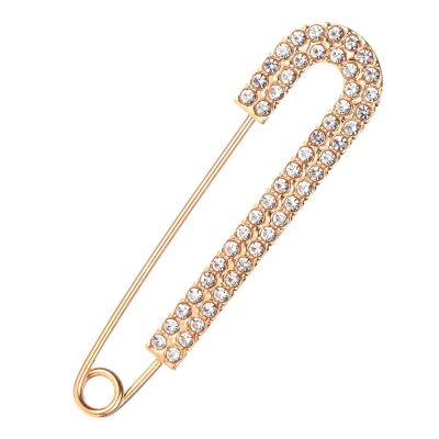 Decorative Safety Pins - Vintage Style Clip with Zirconia