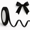 Black Satin Ribbon 23m x 0.6mm for Crafting & Gifts view 1