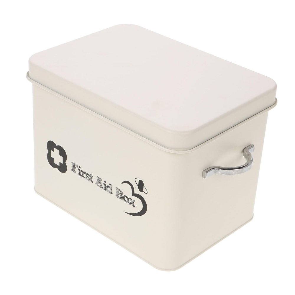 ABOOFAN Small First-Aid Kit with Multi-Layer Stainless Steel Medicine Case