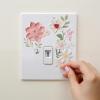 Beautiful Floral Light Switch Sticker view 3