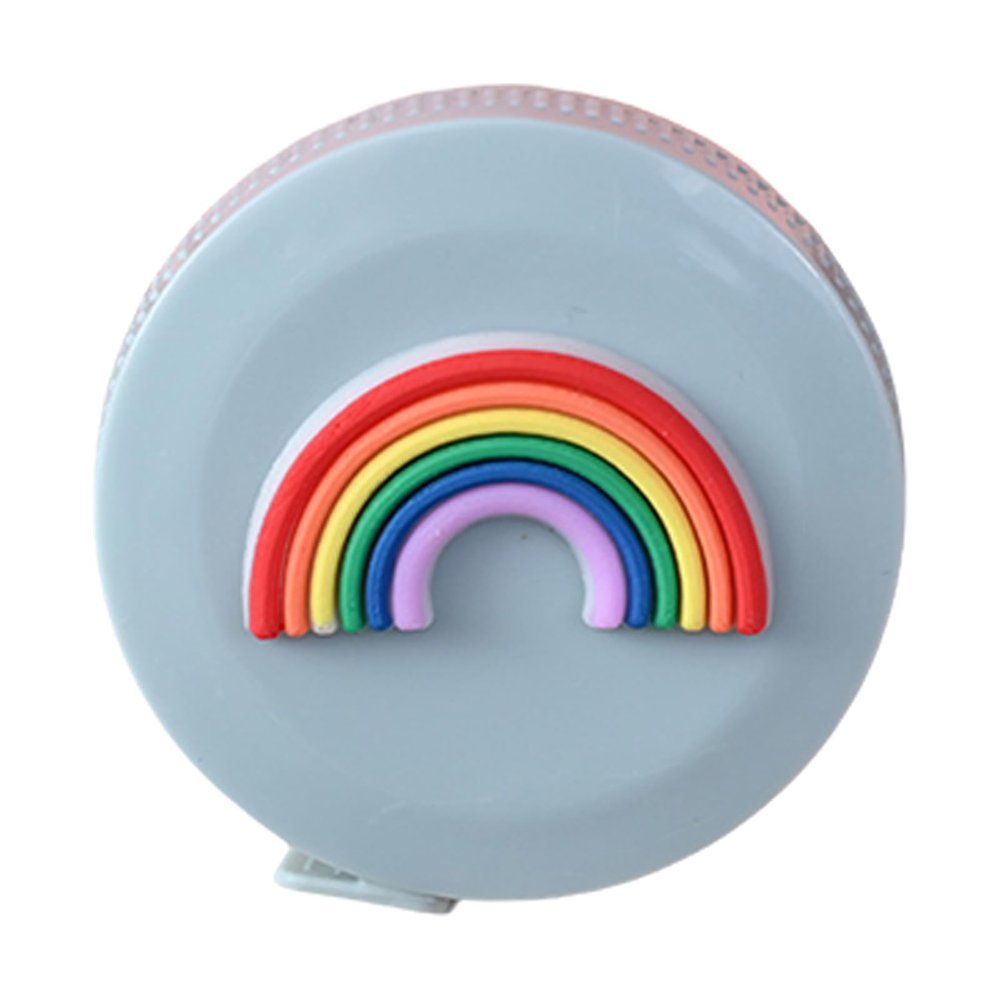150 cm Compact Round Retractable Measuring Tape with Floral Design