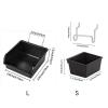 alloneslife Practical Tool Organization Box Pegboard Storage Basket Set view 3