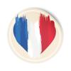 itenga 24x Round Stickers France 4cm view 1