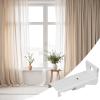 Ancsttu Ceiling Mount Curtain Rod Holders - Flexible Installation Kit view 3