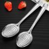 Slotted Spoon with Pour Spout | 38cm Ladle with Draining Holes view 3