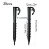 Durable Tent Stakes and Canopy Spikes for Greenhouses, Lawns, Tarps and Camping view 4