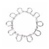 D-Shaped Stainless Steel Bow Shackles, 10-Piece Set view 1