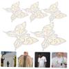 Angoily 5 Pack Durable Rhinestone Butterfly Patches view 4