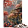 1,000-Piece Japanese Cherry Blossom Puzzle for Teens, Stress-Relief Challenge, 75 x 50 cm view 2