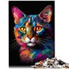 Hexa Cat 1,000-Piece Puzzle for Teens, 52 × 38 cm view 2