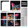 Hexa Cat 1,000-Piece Puzzle for Teens, 52 × 38 cm view 3