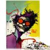 1,000-Piece Puzzle for Teens, Challenging Game, Evil Grin, Gift, 38 x 26 cm view 2