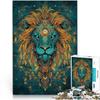 1,000-Piece Majestic Lion Puzzle for Teenagers, 38 x 26 cm view 1
