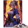 Teenager 1,000-Piece Anime Warrior Puzzle, 52 x 38 cm view 2