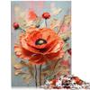 1,000-Piece Poppy Painting Puzzle for Adults view 2
