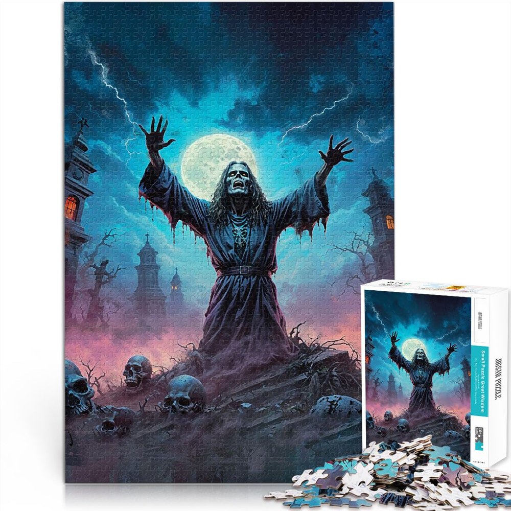 Teenagers' 1,000-Piece Puzzle Family Game, The Skull King, 75 x 50 cm