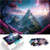 1000-Piece Puzzle for Teens, Japanese Cherry Blossoms, with Matching Poster and Quiz Sheet, 52 x 38 cm view 1
