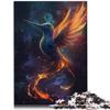 1000-Piece Hummingbird Phoenix Tail Puzzle for Teens and Families, 75 x 50 cm view 2