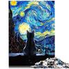 2000-Piece Black Cat Puzzle, 70 x 100 cm view 2