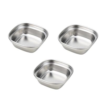 SOIMISS 3-Piece Stainless Steel Sauce Bowls