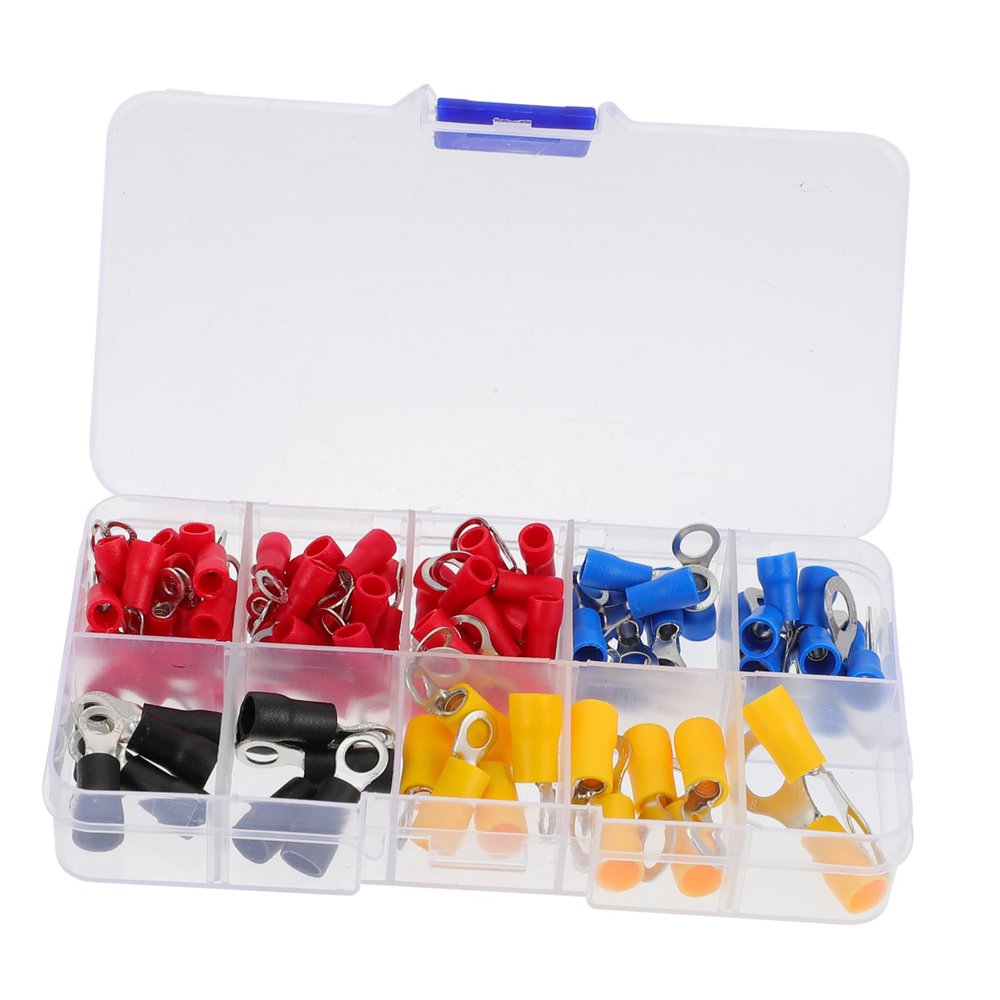 VALICLUD 102-Piece Insulated Wire Connector Set, Plastic Quick-Connect Terminals for Electrical and Automotive Projects