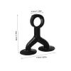 ABOOFAN 5-Piece Silicone Door Stoppers with 2 Suction Cups view 2