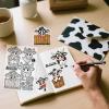 GLOBLELAND Funny Cartoon Cow Clear Stamp view 2