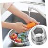 STOBOK 4-Piece Copper Faucet Adapters, Silver view 3