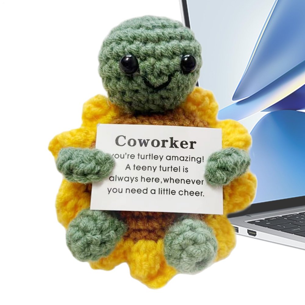 Senermter Positive Crochet Set - Turtle Crochet Friend Motivator