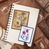 GLOBLELAND Vintage Fibonacci Background Clear Stamps view 4