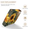 HETVBNS Waterproof Sofa Cushion Cover for Pets, Bees and Sunflowers, Washable, UV- and Weather-Resistant, 162 x 163 x 25 cm view 4