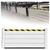 Reusable flood barrier, easy to install, rain deflector for terraces, entry doors, streets, and avenues (100 cm, 228.6 cm) view 1