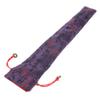 Chinese Silk Fan Holder, Foldable, Purple, 38 cm view 1