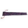 Chinese Silk Fan Holder, Foldable, Purple, 38 cm view 3