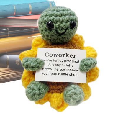 Qkbuza Positive Support Crochet Turtle