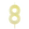 Birthday Number Candle 8 view 1