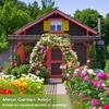 Metal Rose Arch Trellis for Climbing Plants, Black, 300 x 230 x 40 cm view 2