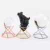 Hexagonal Metal Display Stand for Crystals - Rose Gold view 2