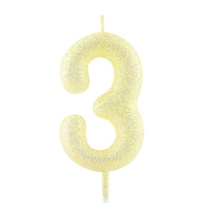 Birthday Number Candle 3