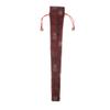 Chinese Spanish Hand Pocket Fan Holder Silk Folding Fan Pouch Wine Red, 38cm view 2