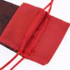 Chinese Spanish Hand Pocket Fan Holder Silk Folding Fan Pouch Wine Red, 38cm view 3