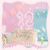 Birthday Number Candle 2 view 3