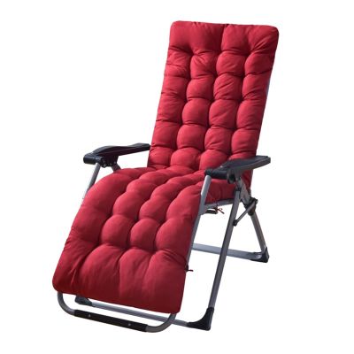 Chaise Lounge Cushion, Burgundy, 155 x 48 x 8 cm
