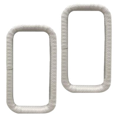 Downspout Guards, Flexible Rubber Pipe Protectors, 2-Pack